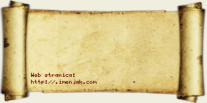 Anđela Glidžić vizit kartica